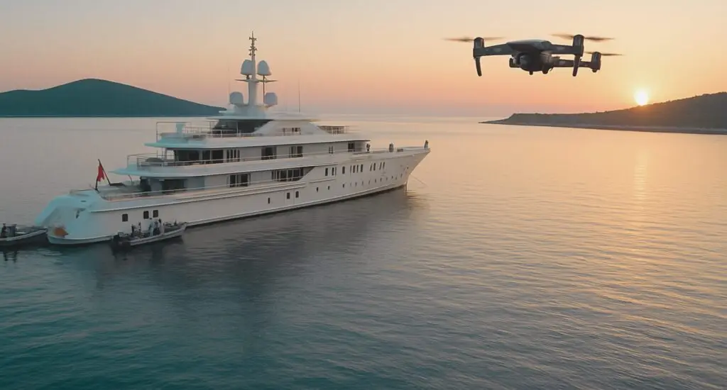 superyacht-at-sunrise-with-drone