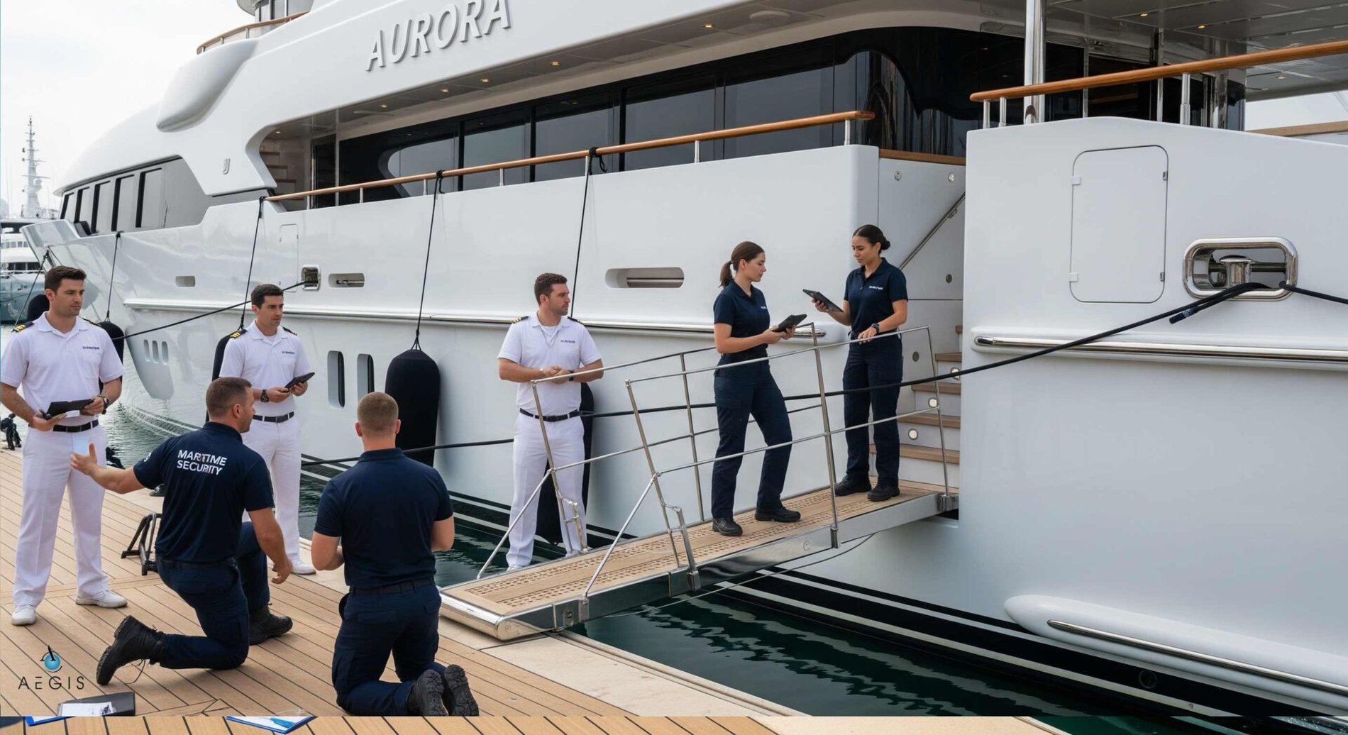 AEGIS Maritime dockside maritime security course