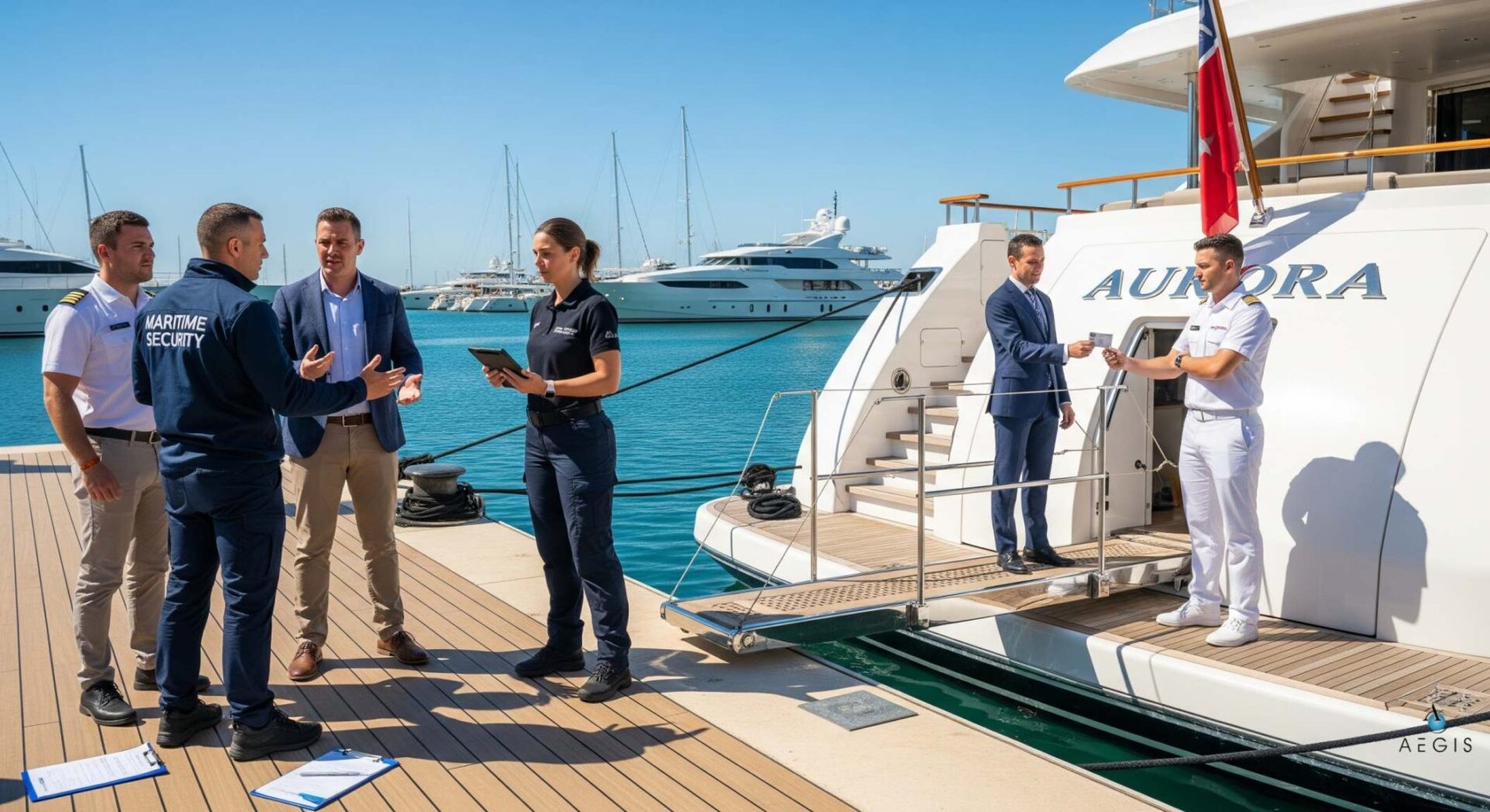 AEGIS Maritime dockside maritime security course